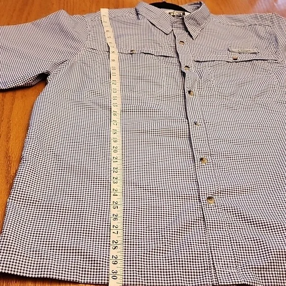 Habit Blue Casual Button Down Shirt - Picture 7 of 10